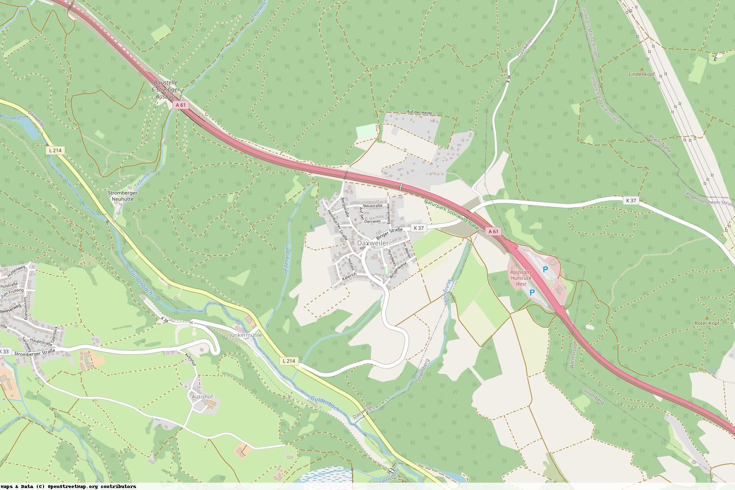 Ist gerade Stromausfall in Rheinland-Pfalz - Bad Kreuznach - Daxweiler?