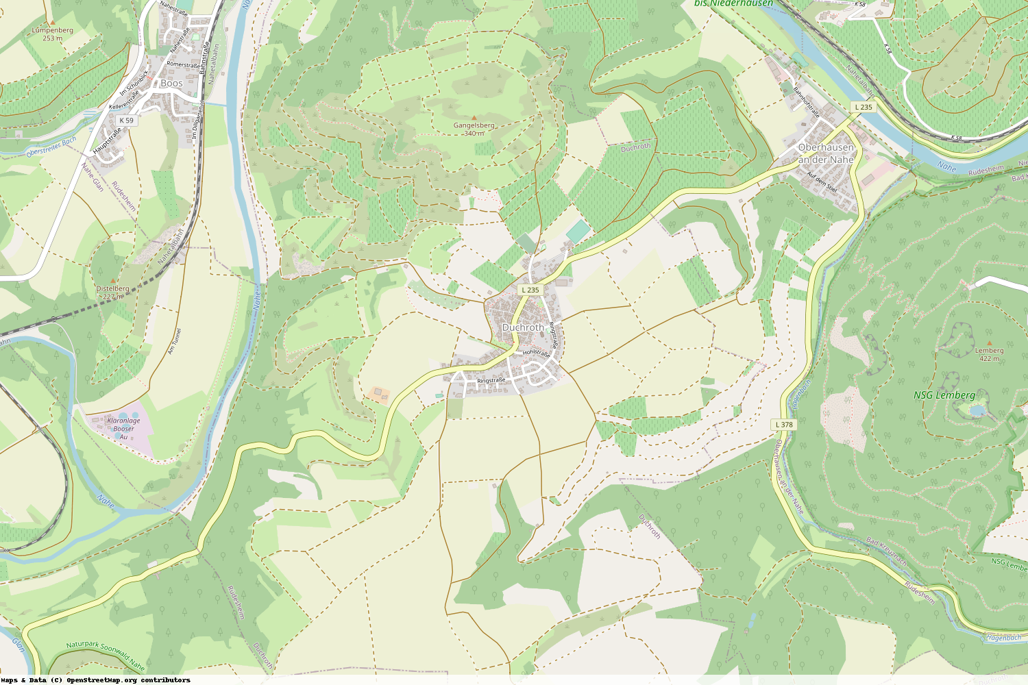 Ist gerade Stromausfall in Rheinland-Pfalz - Bad Kreuznach - Duchroth?