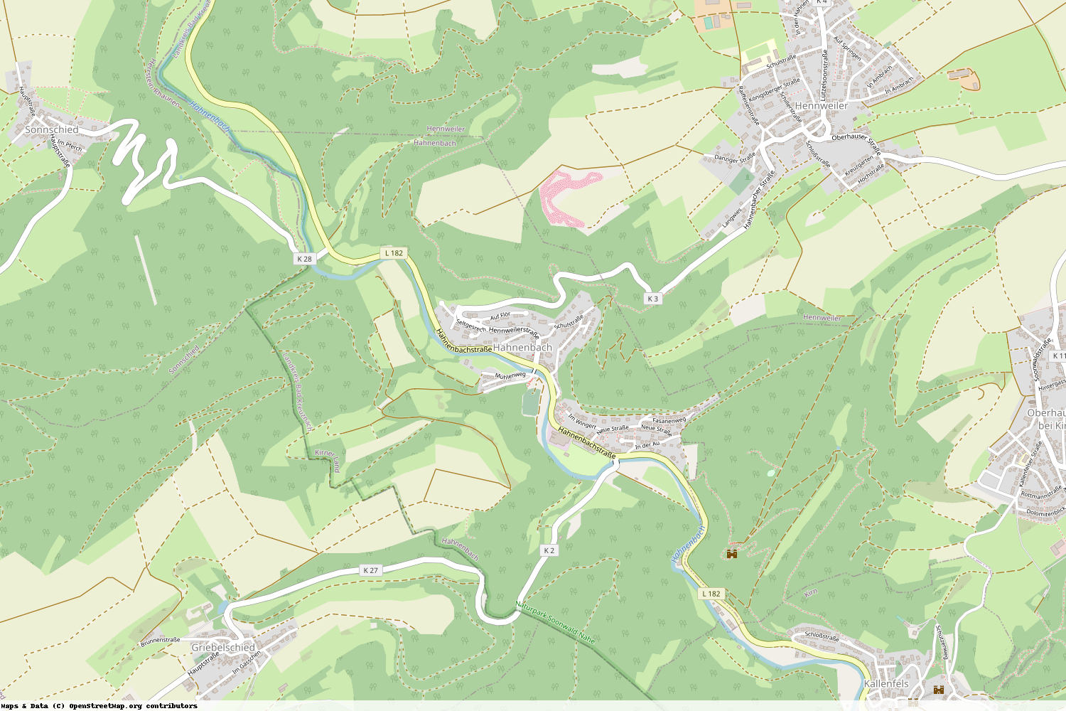 Ist gerade Stromausfall in Rheinland-Pfalz - Bad Kreuznach - Hahnenbach?
