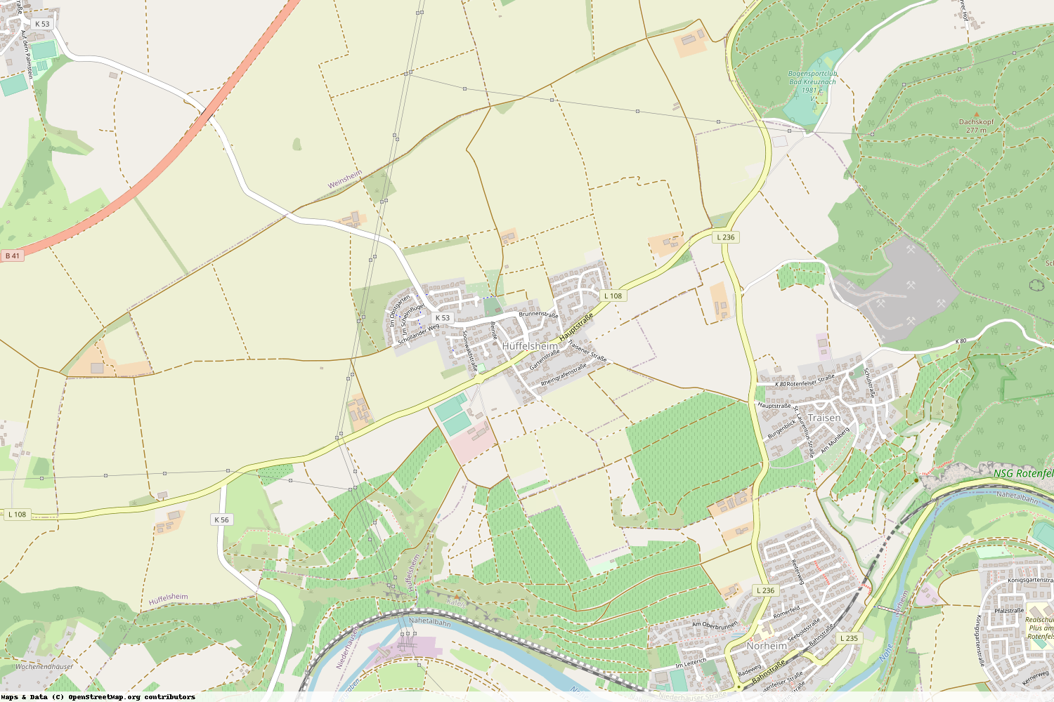 Ist gerade Stromausfall in Rheinland-Pfalz - Bad Kreuznach - Hüffelsheim?