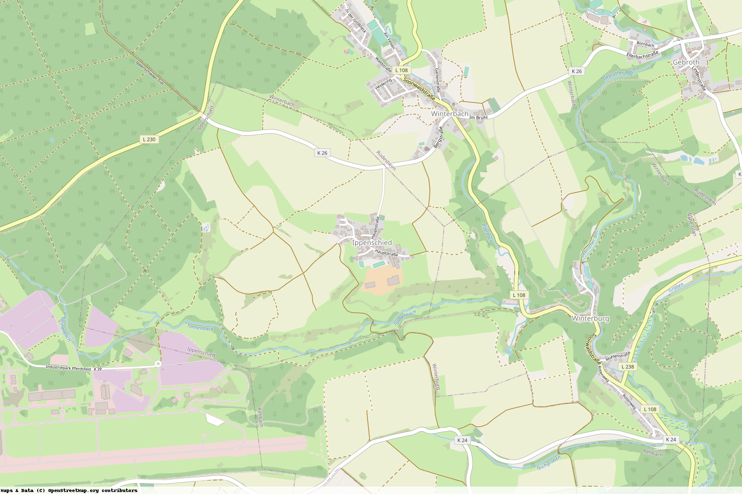 Ist gerade Stromausfall in Rheinland-Pfalz - Bad Kreuznach - Ippenschied?