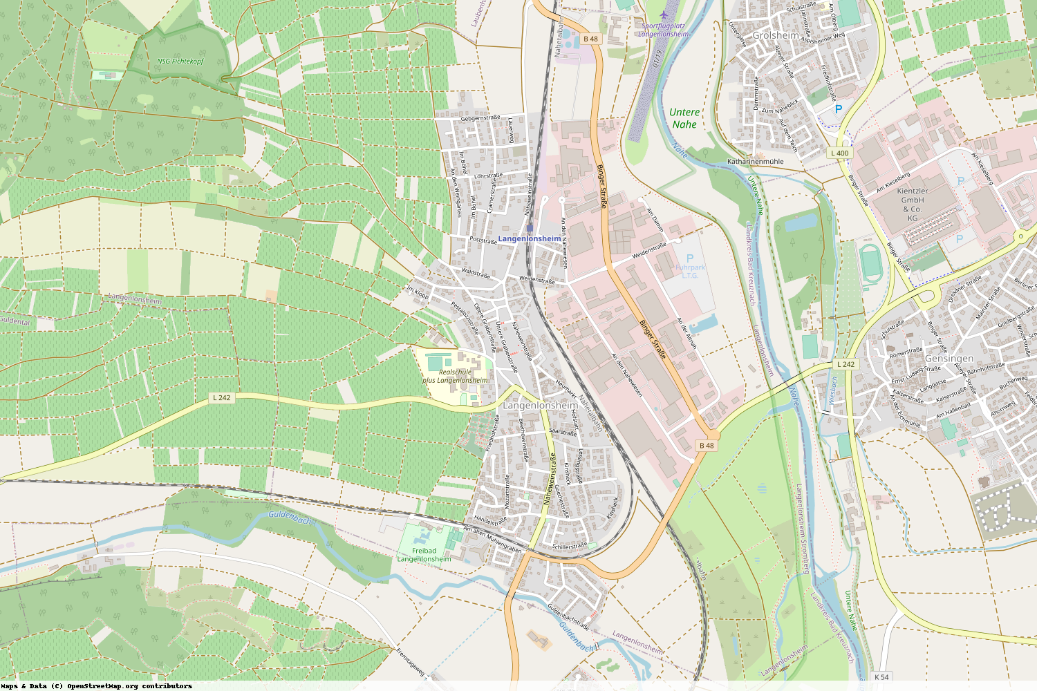 Ist gerade Stromausfall in Rheinland-Pfalz - Bad Kreuznach - Langenlonsheim?