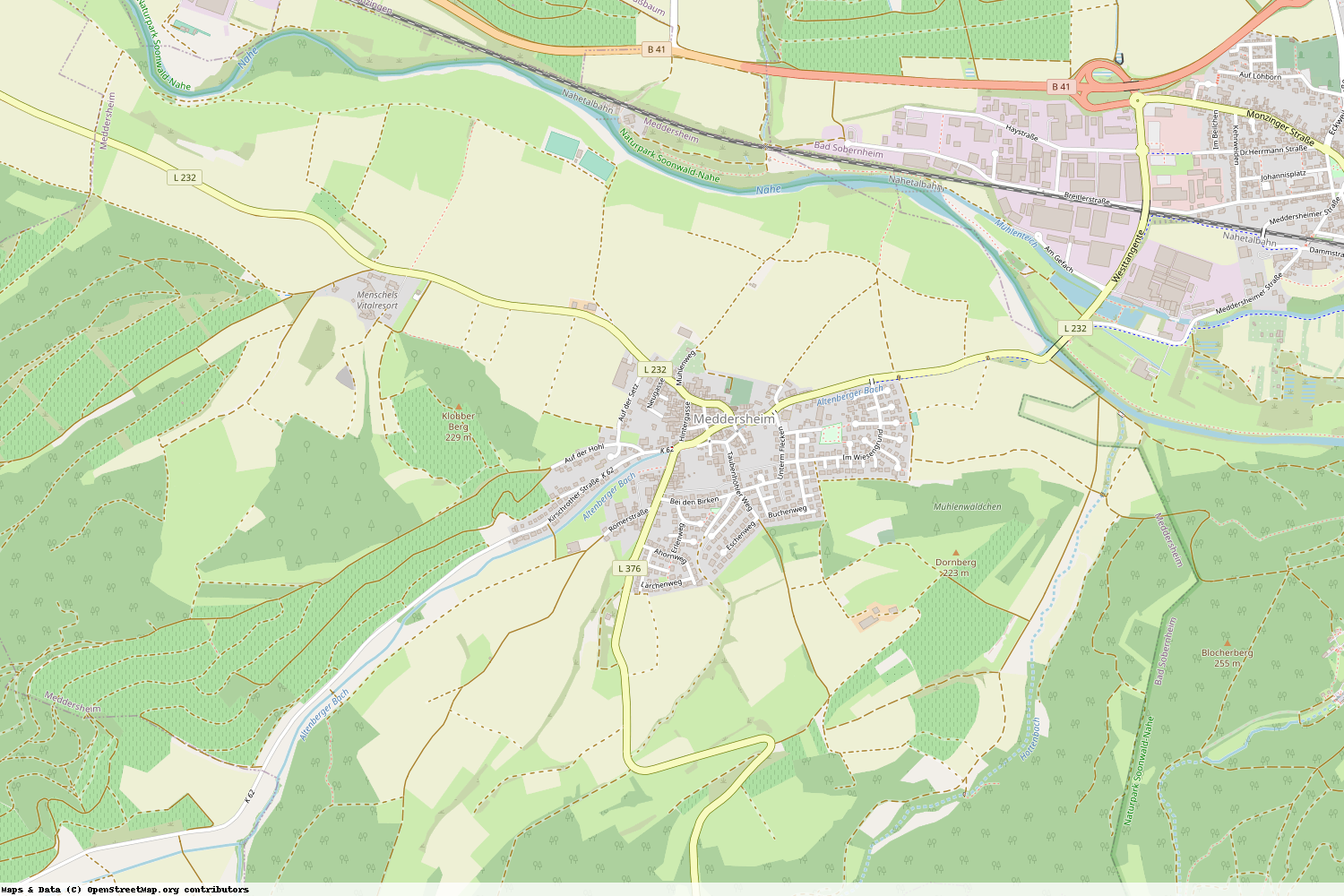 Ist gerade Stromausfall in Rheinland-Pfalz - Bad Kreuznach - Meddersheim?