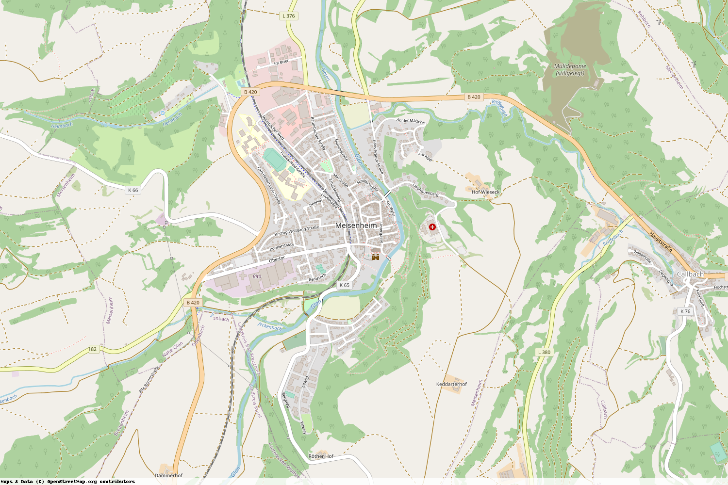 Ist gerade Stromausfall in Rheinland-Pfalz - Bad Kreuznach - Meisenheim?