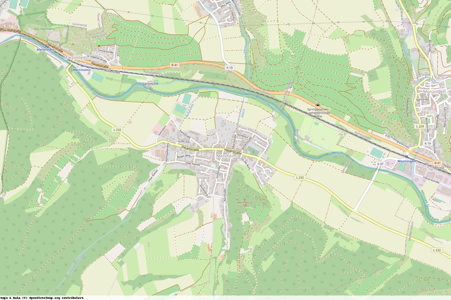Ist gerade Stromausfall in Rheinland-Pfalz - Bad Kreuznach - Merxheim?