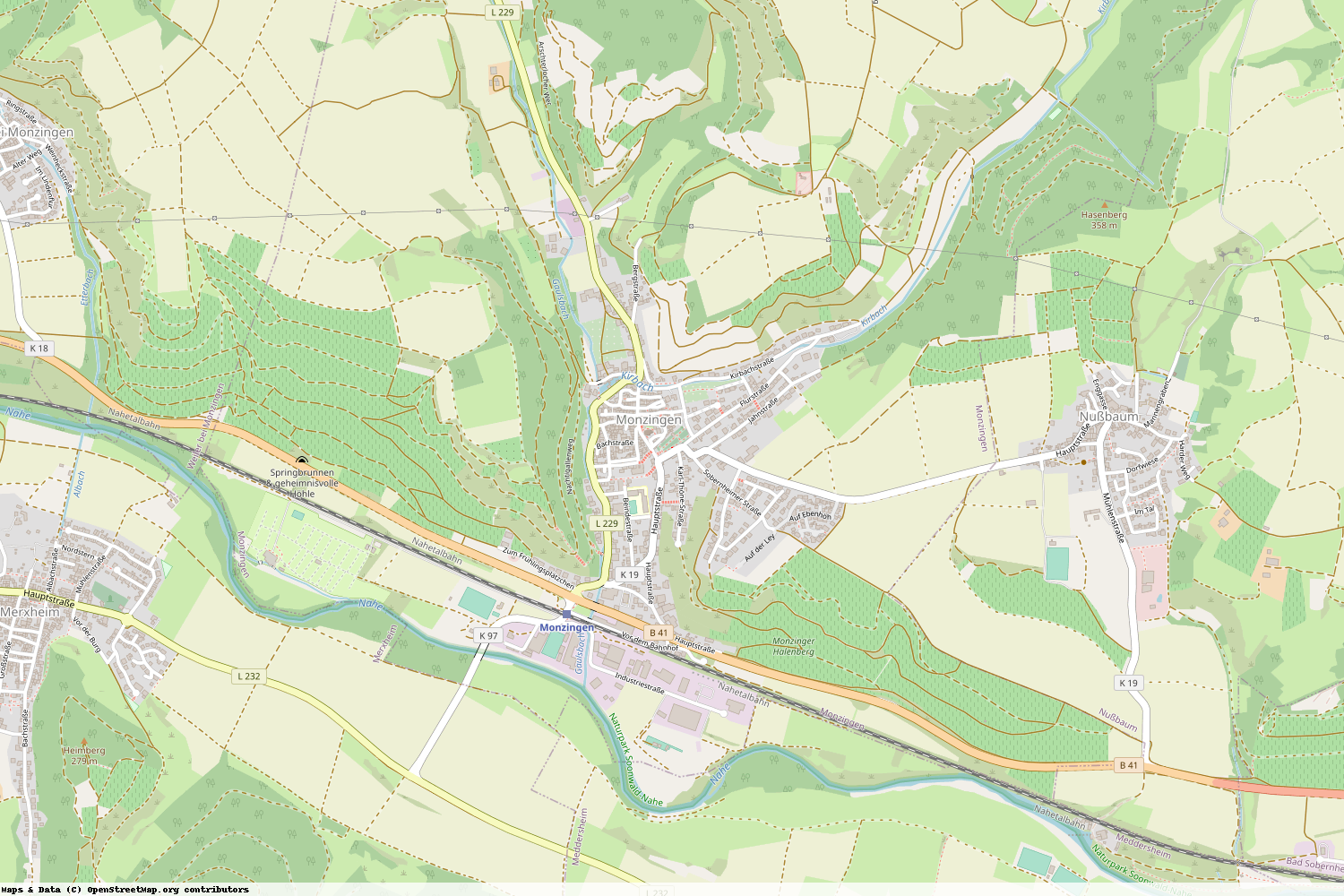 Ist gerade Stromausfall in Rheinland-Pfalz - Bad Kreuznach - Monzingen?