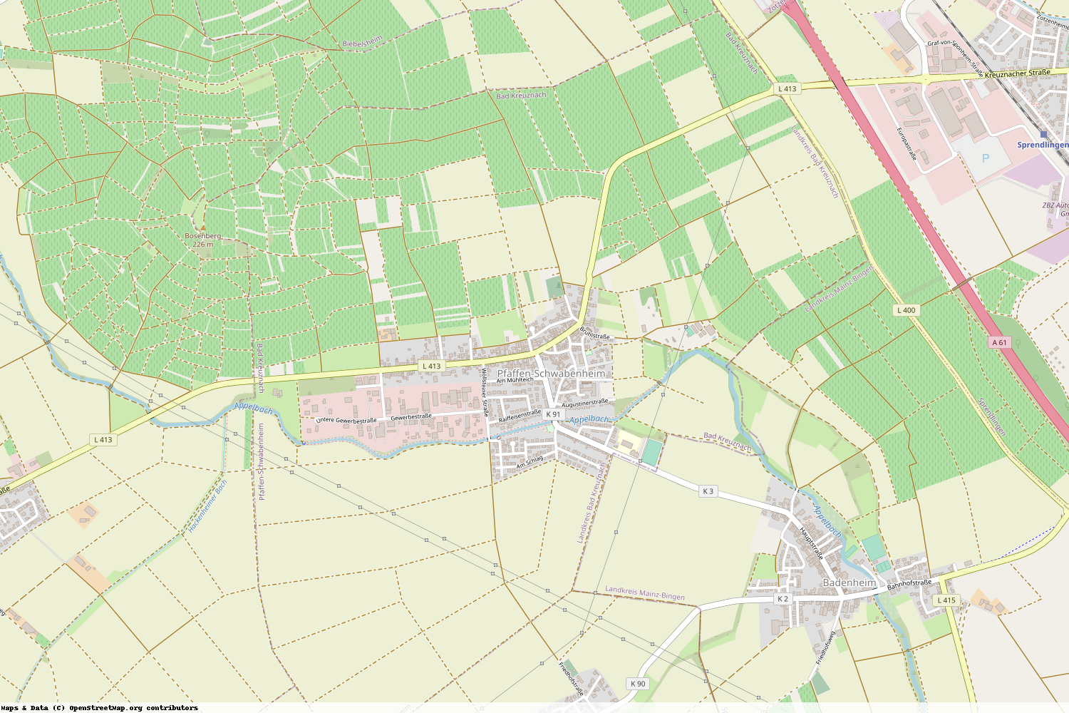 Ist gerade Stromausfall in Rheinland-Pfalz - Bad Kreuznach - Pfaffen-Schwabenheim?