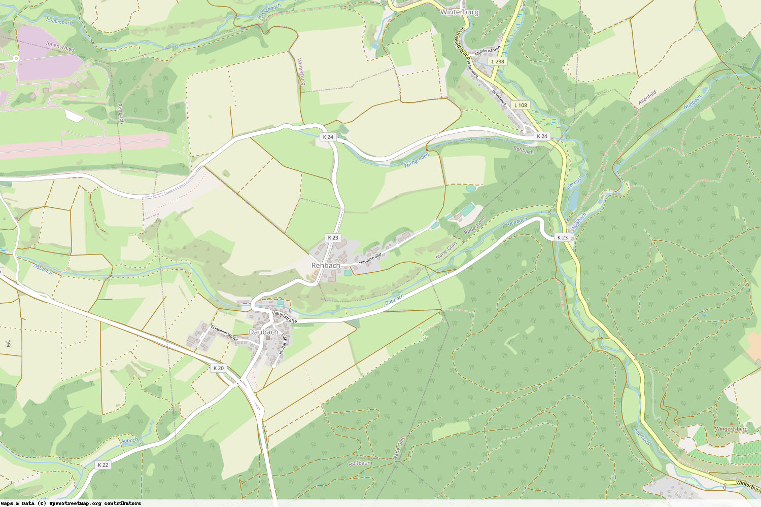 Ist gerade Stromausfall in Rheinland-Pfalz - Bad Kreuznach - Rehbach?