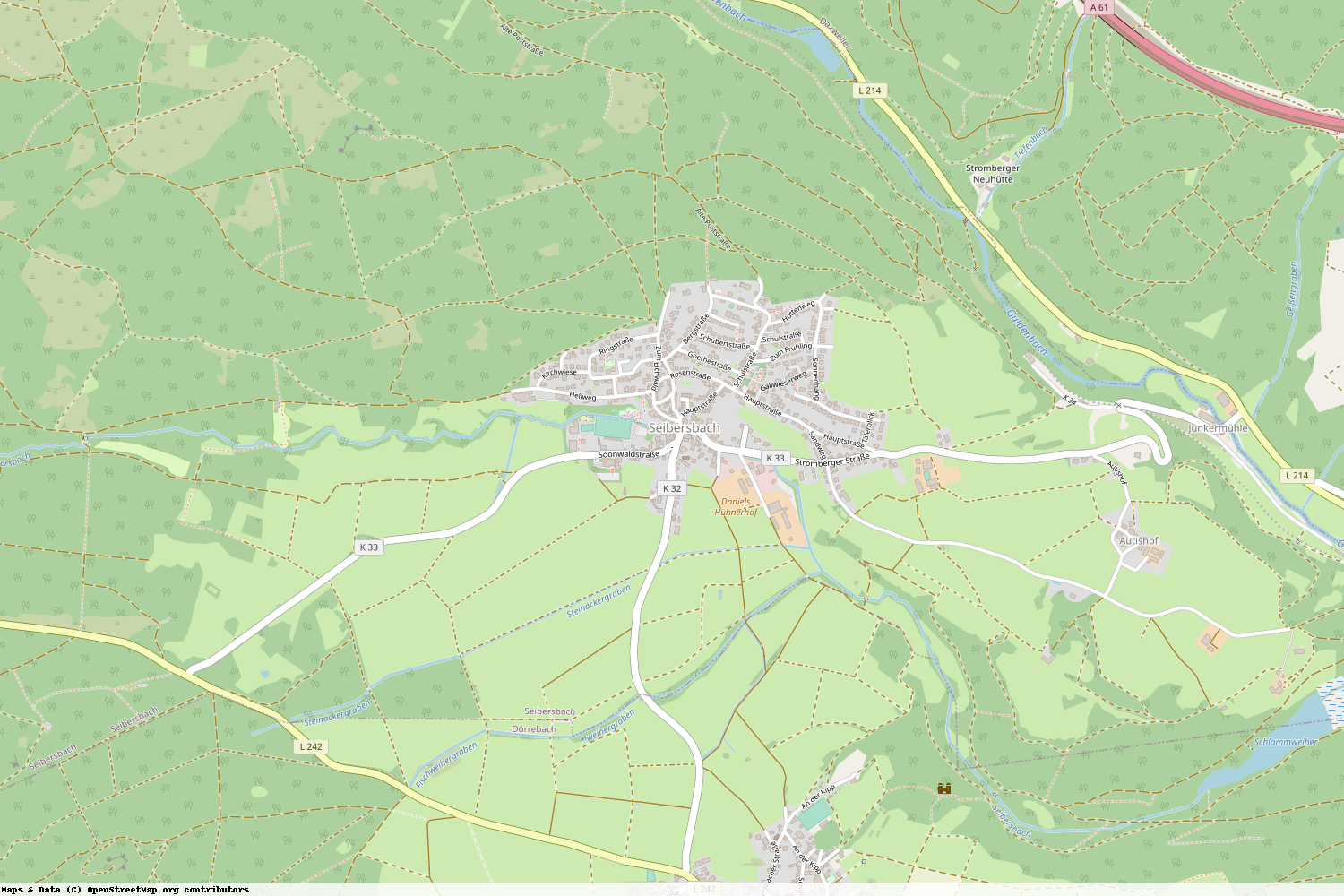 Ist gerade Stromausfall in Rheinland-Pfalz - Bad Kreuznach - Seibersbach?