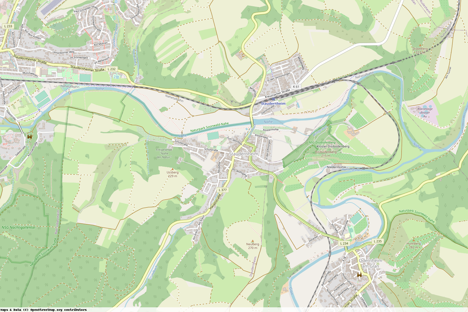 Ist gerade Stromausfall in Rheinland-Pfalz - Bad Kreuznach - Staudernheim?
