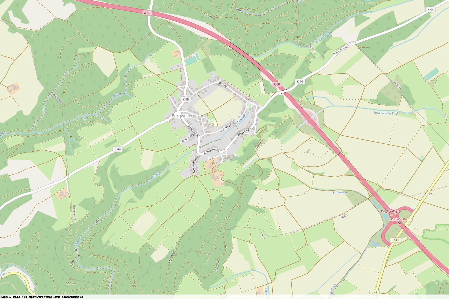 Ist gerade Stromausfall in Rheinland-Pfalz - Bernkastel-Wittlich - Bergweiler?