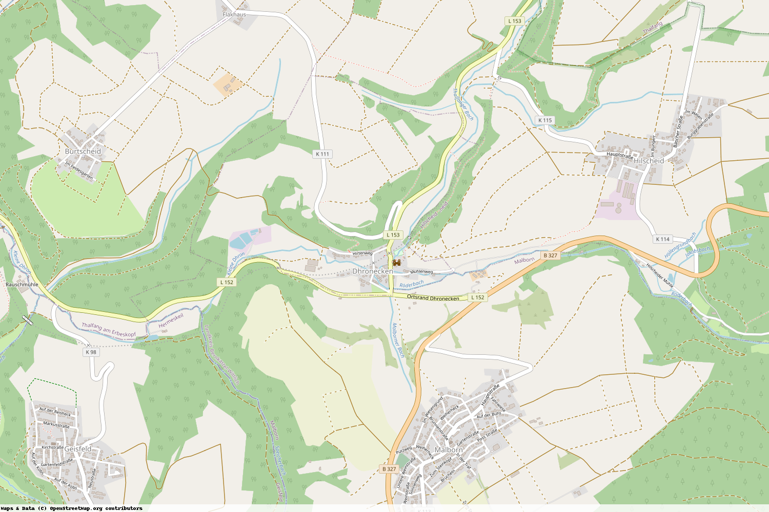 Ist gerade Stromausfall in Rheinland-Pfalz - Bernkastel-Wittlich - Dhronecken?