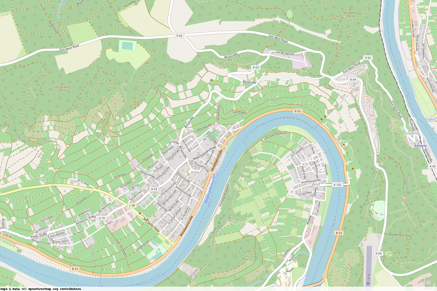 Ist gerade Stromausfall in Rheinland-Pfalz - Bernkastel-Wittlich - Kröv?