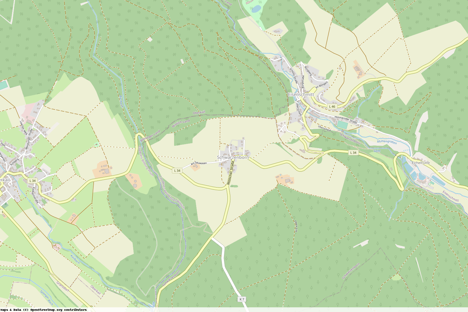 Ist gerade Stromausfall in Rheinland-Pfalz - Bernkastel-Wittlich - Schwarzenborn?