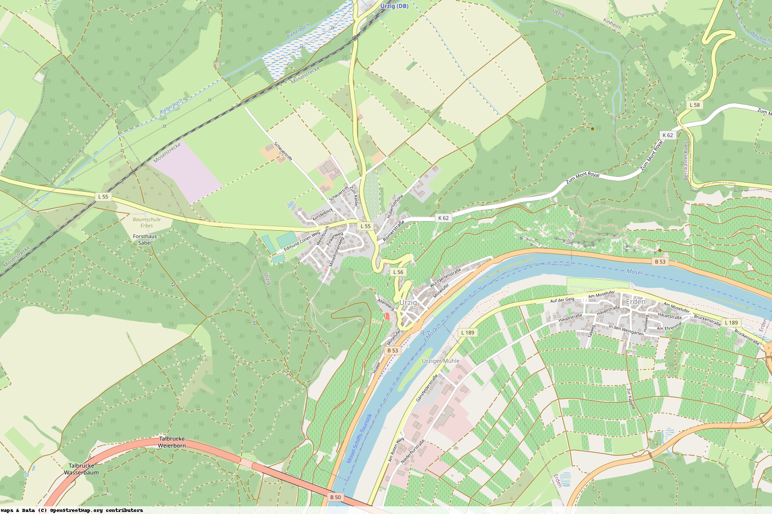 Ist gerade Stromausfall in Rheinland-Pfalz - Bernkastel-Wittlich - Ürzig?