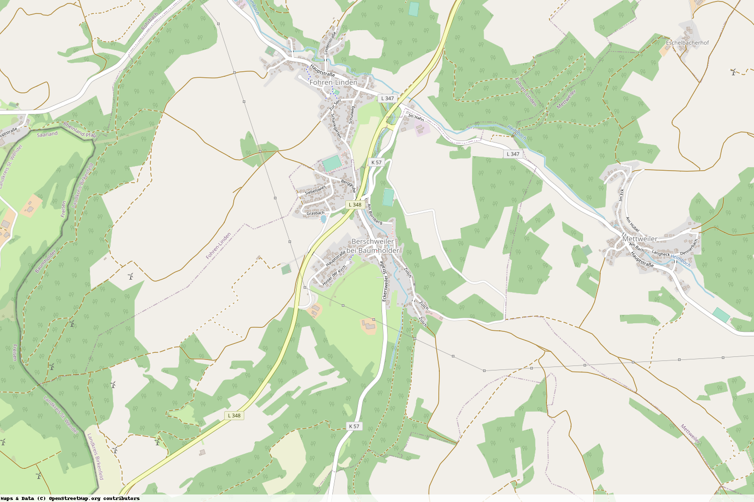 Ist gerade Stromausfall in Rheinland-Pfalz - Birkenfeld - Berschweiler bei Baumholder?