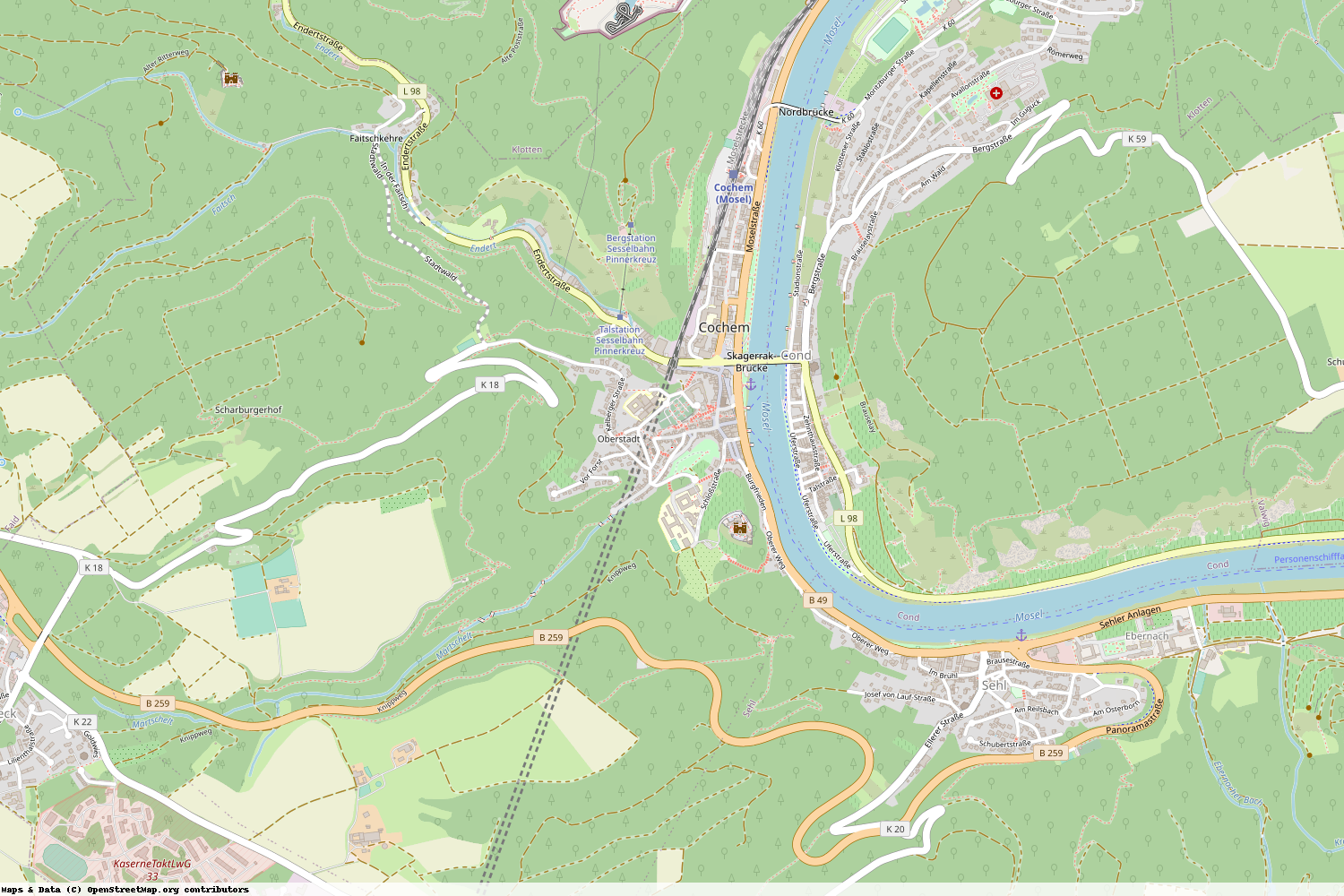 Ist gerade Stromausfall in Rheinland-Pfalz - Cochem-Zell - Cochem?