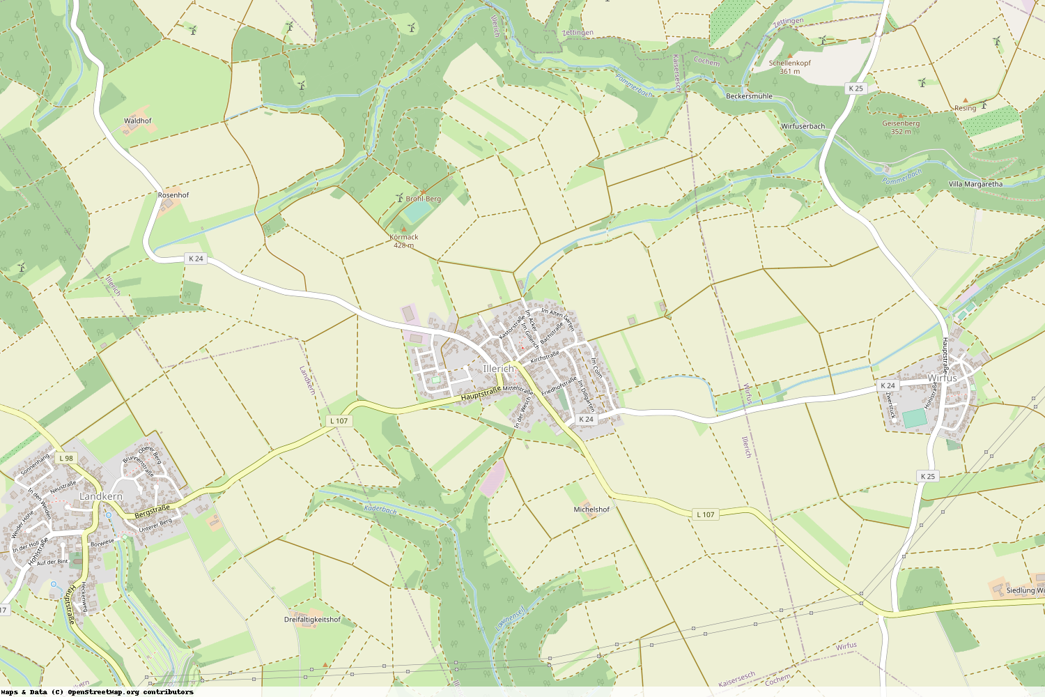 Ist gerade Stromausfall in Rheinland-Pfalz - Cochem-Zell - Illerich?