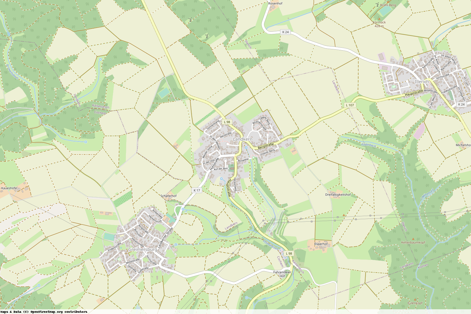 Ist gerade Stromausfall in Rheinland-Pfalz - Cochem-Zell - Landkern?