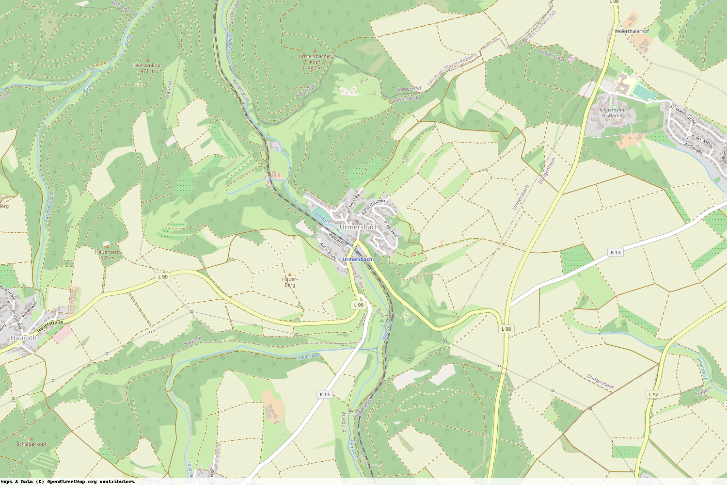 Ist gerade Stromausfall in Rheinland-Pfalz - Cochem-Zell - Urmersbach?