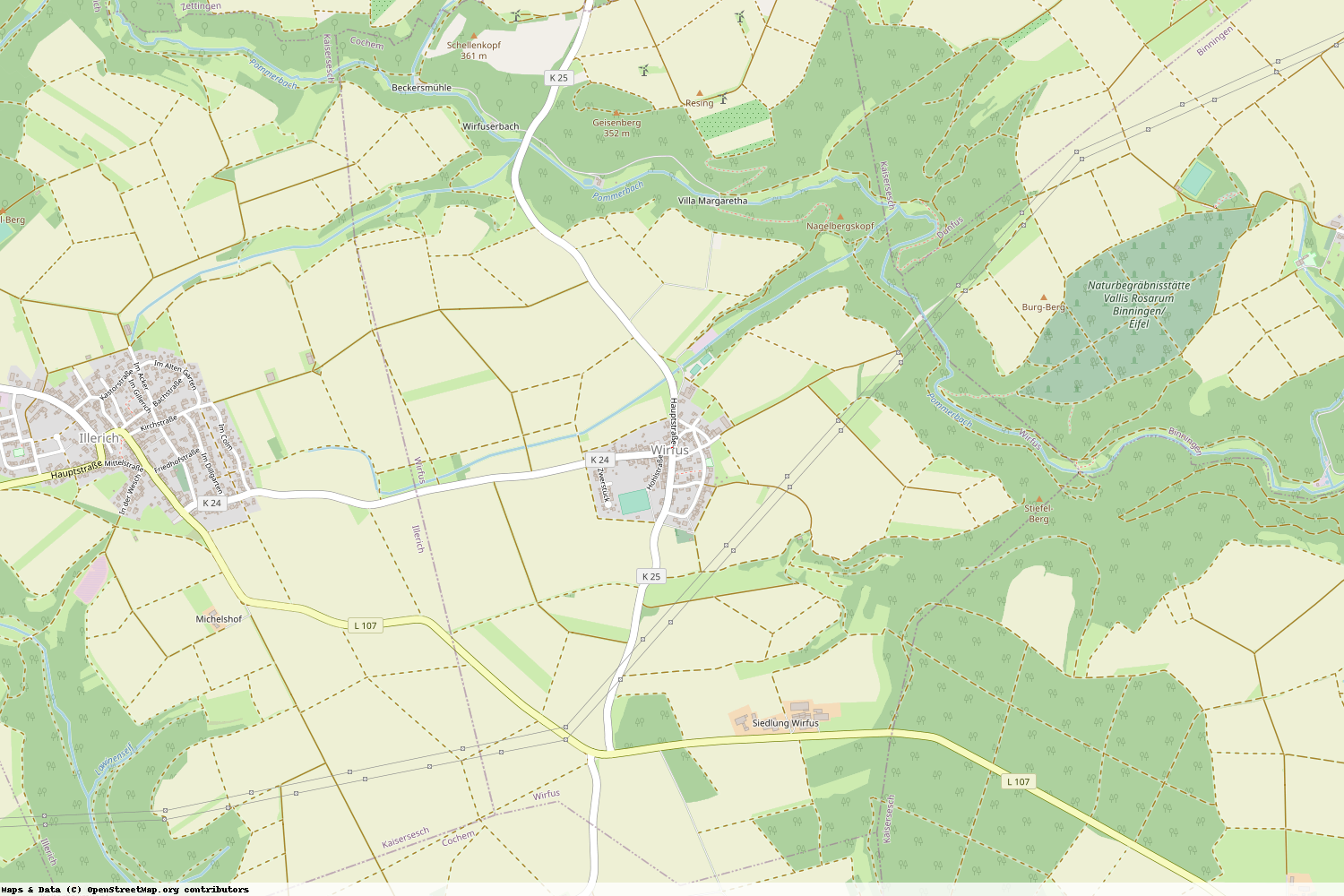 Ist gerade Stromausfall in Rheinland-Pfalz - Cochem-Zell - Wirfus?