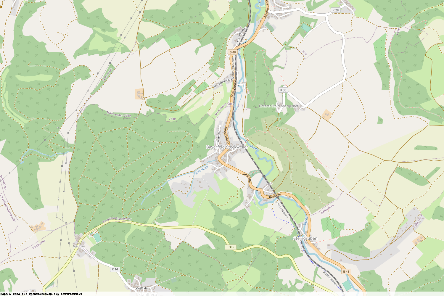 Ist gerade Stromausfall in Rheinland-Pfalz - Donnersbergkreis - Bayerfeld-Steckweiler?