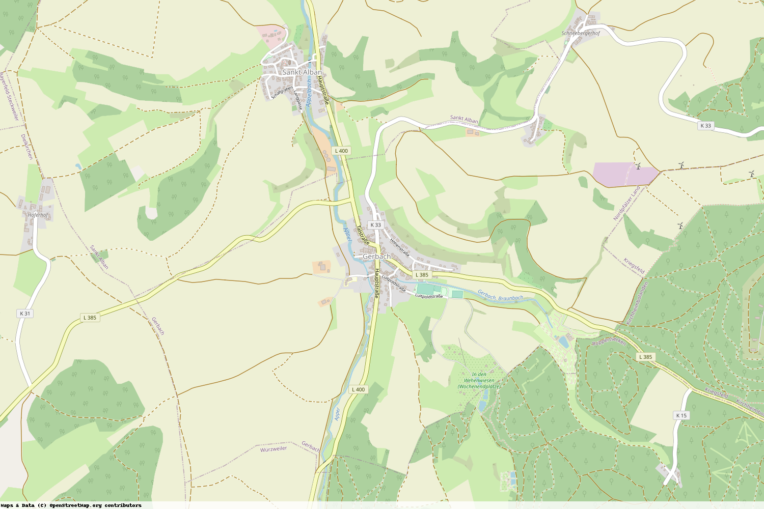 Ist gerade Stromausfall in Rheinland-Pfalz - Donnersbergkreis - Gerbach?