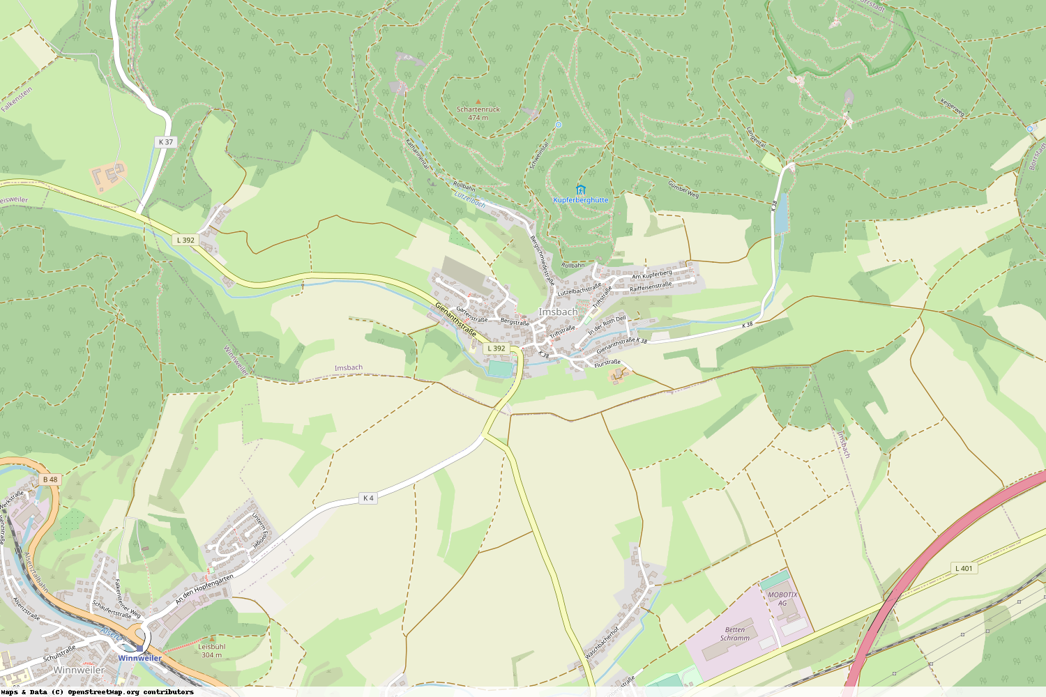 Ist gerade Stromausfall in Rheinland-Pfalz - Donnersbergkreis - Imsbach?