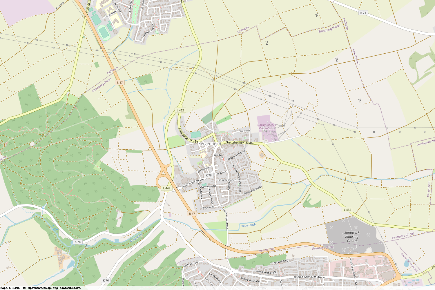 Ist gerade Stromausfall in Rheinland-Pfalz - Donnersbergkreis - Kerzenheim?