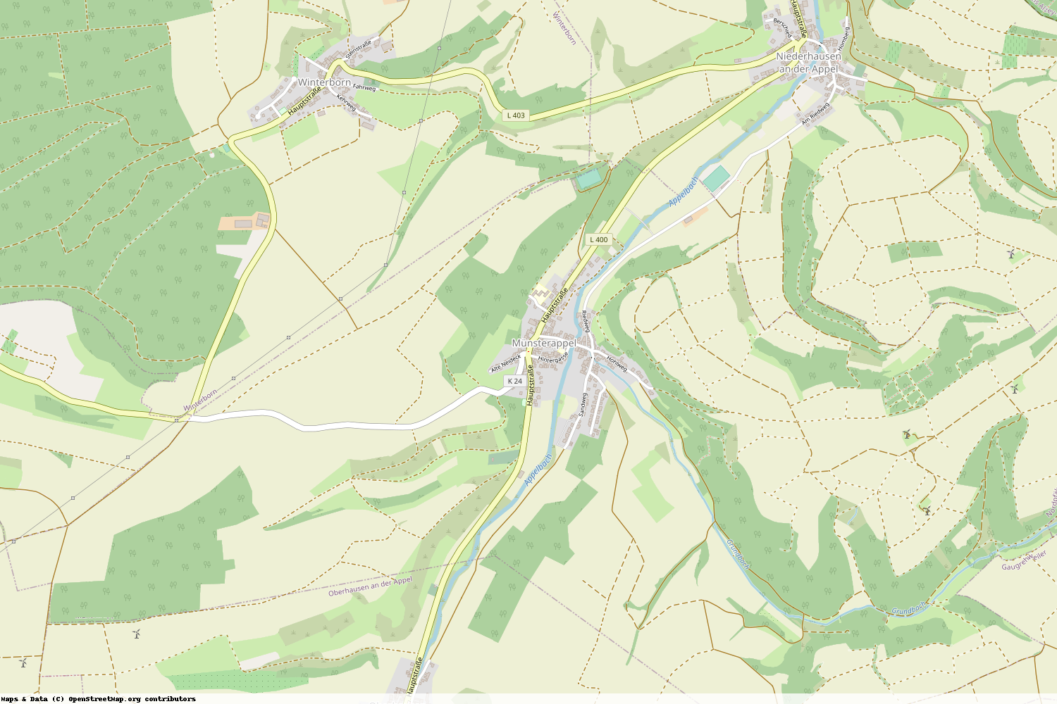 Ist gerade Stromausfall in Rheinland-Pfalz - Donnersbergkreis - Münsterappel?