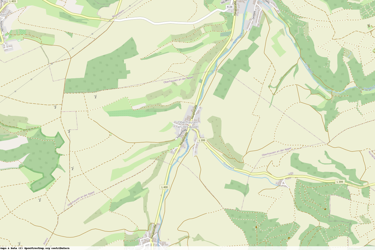 Ist gerade Stromausfall in Rheinland-Pfalz - Donnersbergkreis - Oberhausen an der Appel?