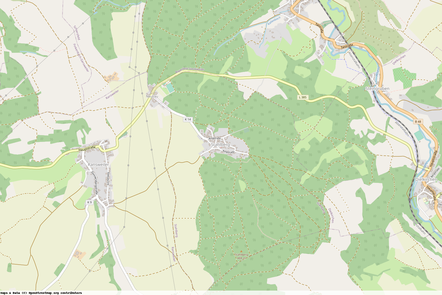 Ist gerade Stromausfall in Rheinland-Pfalz - Donnersbergkreis - Stahlberg?