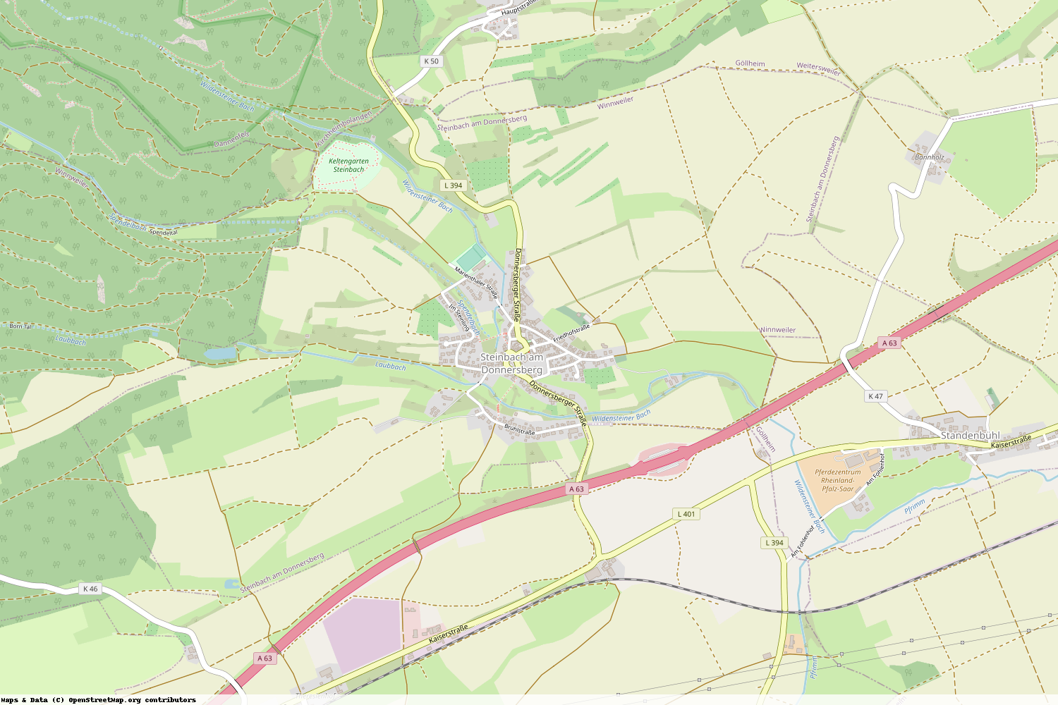 Ist gerade Stromausfall in Rheinland-Pfalz - Donnersbergkreis - Steinbach am Donnersberg?