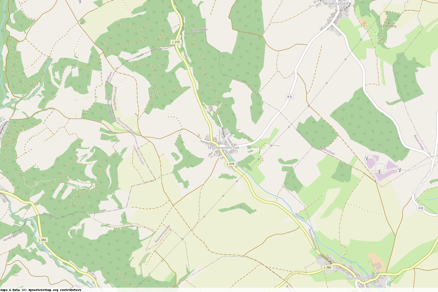 Ist gerade Stromausfall in Rheinland-Pfalz - Donnersbergkreis - Teschenmoschel?