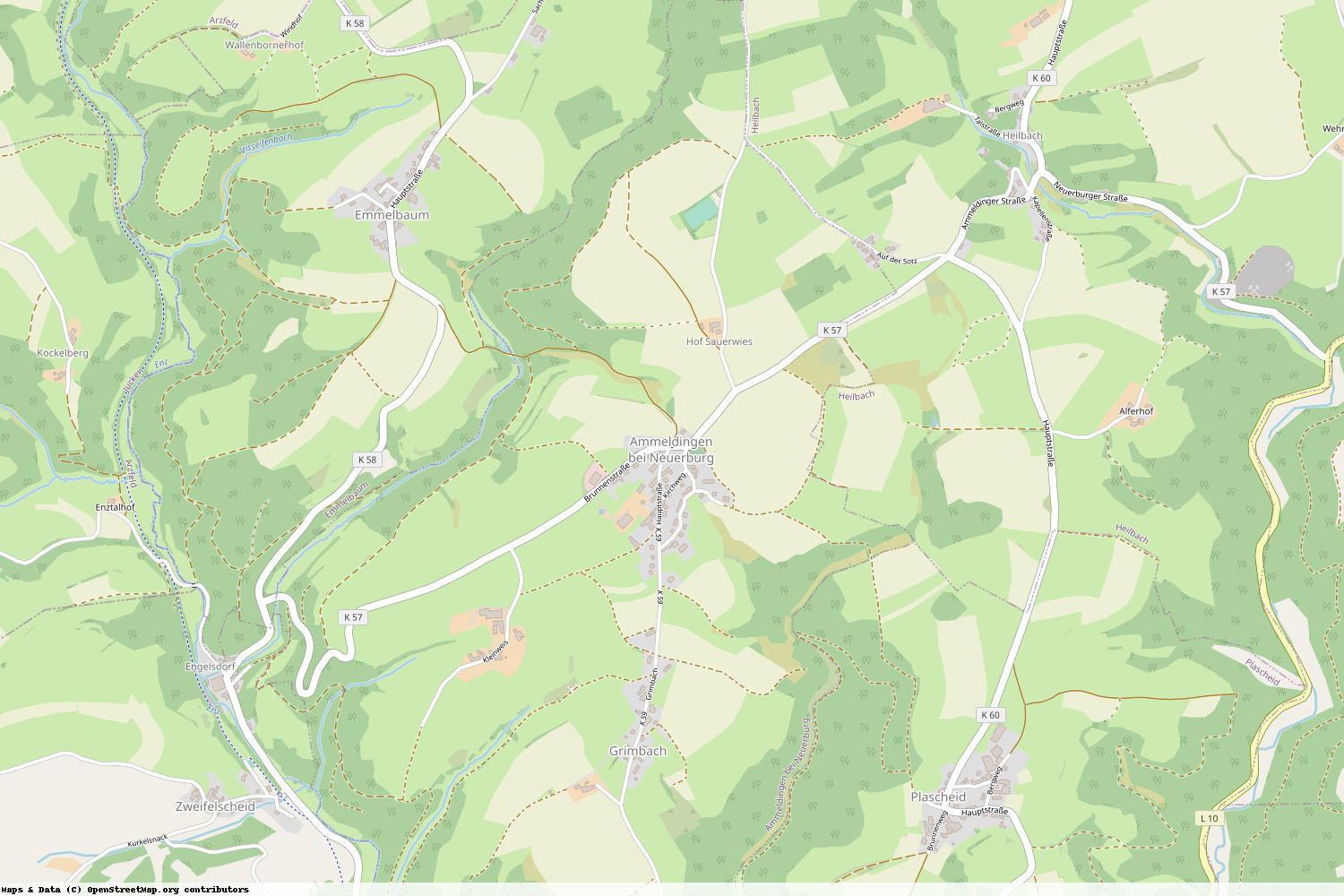 Ist gerade Stromausfall in Rheinland-Pfalz - Eifelkreis Bitburg-Prüm - Ammeldingen bei Neuerburg?