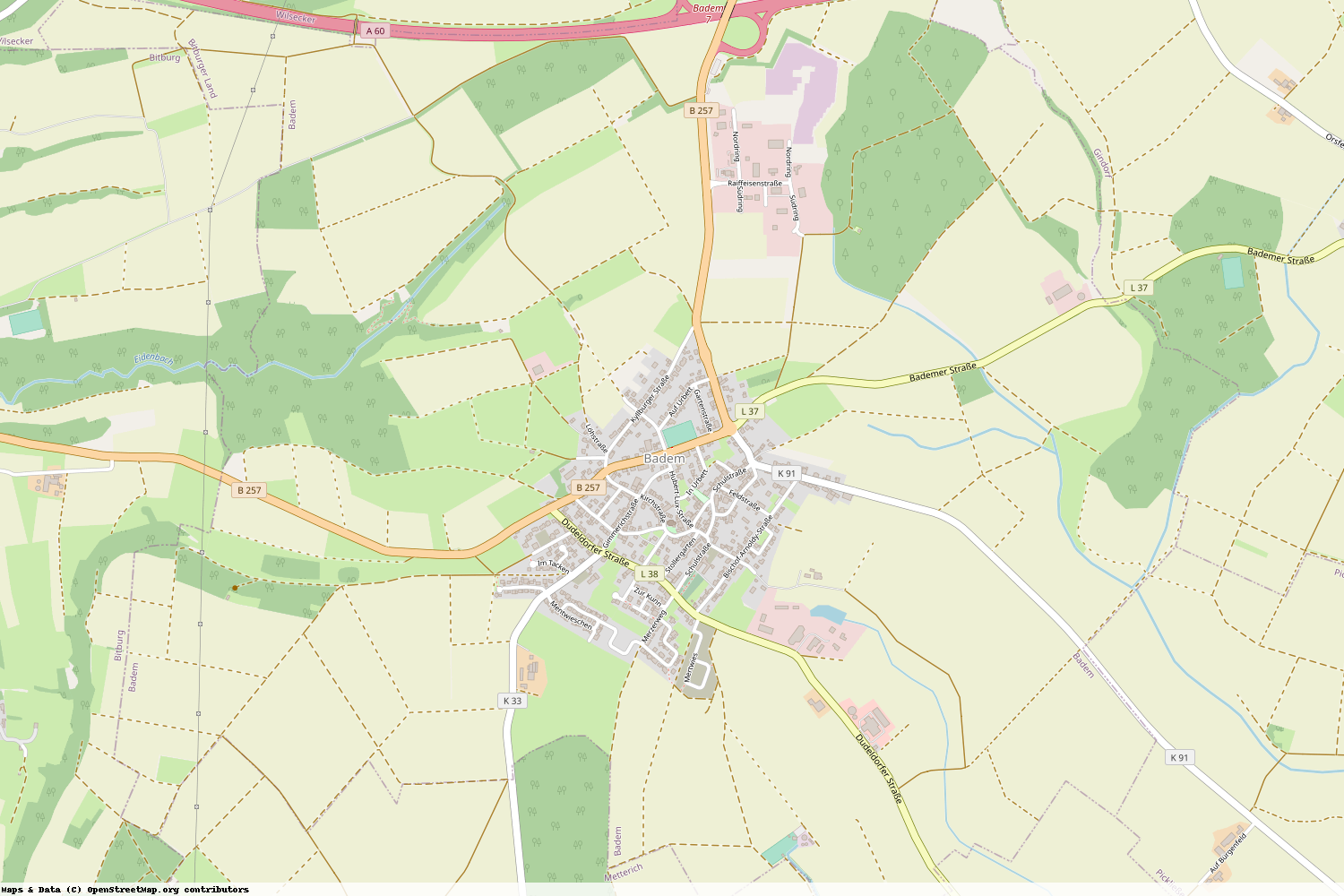 Ist gerade Stromausfall in Rheinland-Pfalz - Eifelkreis Bitburg-Prüm - Badem?