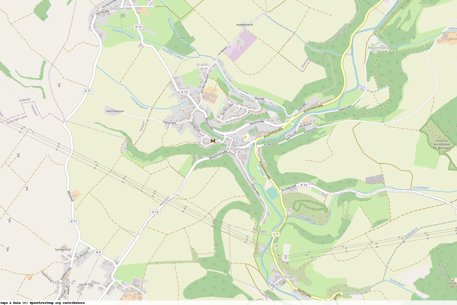 Ist gerade Stromausfall in Rheinland-Pfalz - Eifelkreis Bitburg-Prüm - Bettingen?