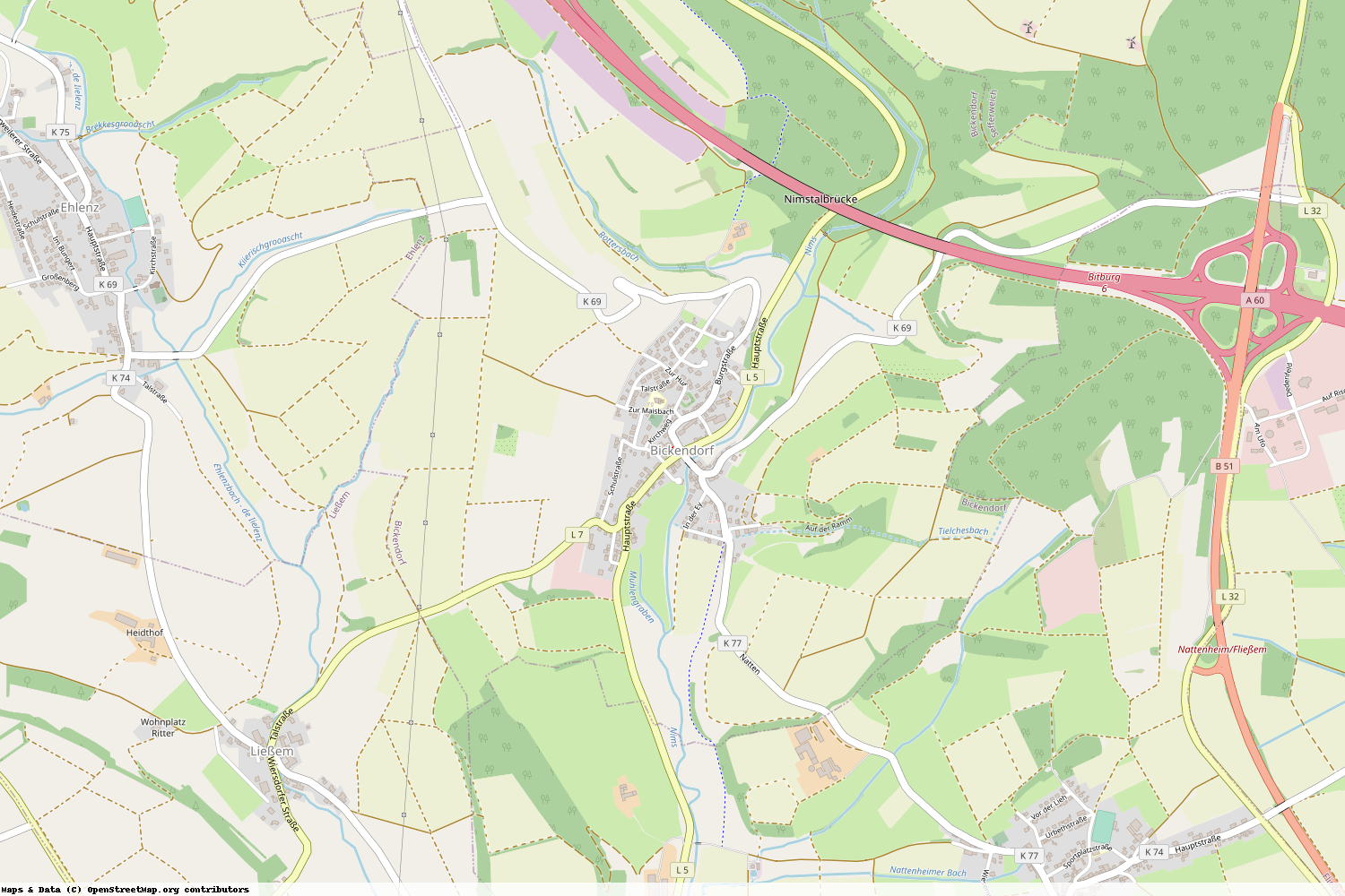 Ist gerade Stromausfall in Rheinland-Pfalz - Eifelkreis Bitburg-Prüm - Bickendorf?