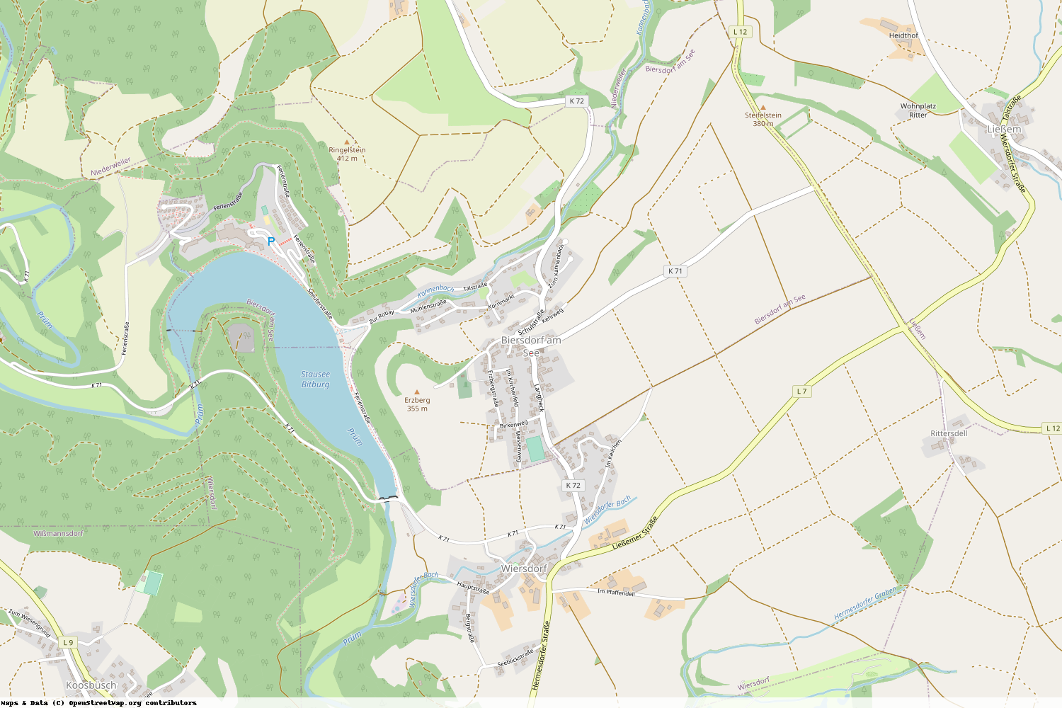 Ist gerade Stromausfall in Rheinland-Pfalz - Eifelkreis Bitburg-Prüm - Biersdorf am See?