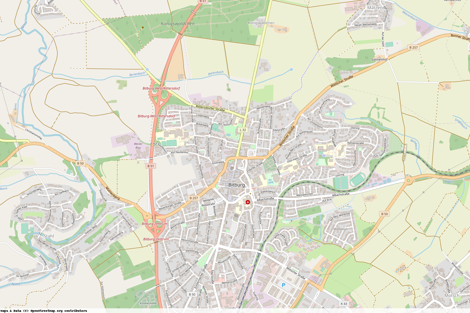 Ist gerade Stromausfall in Rheinland-Pfalz - Eifelkreis Bitburg-Prüm - Bitburg?