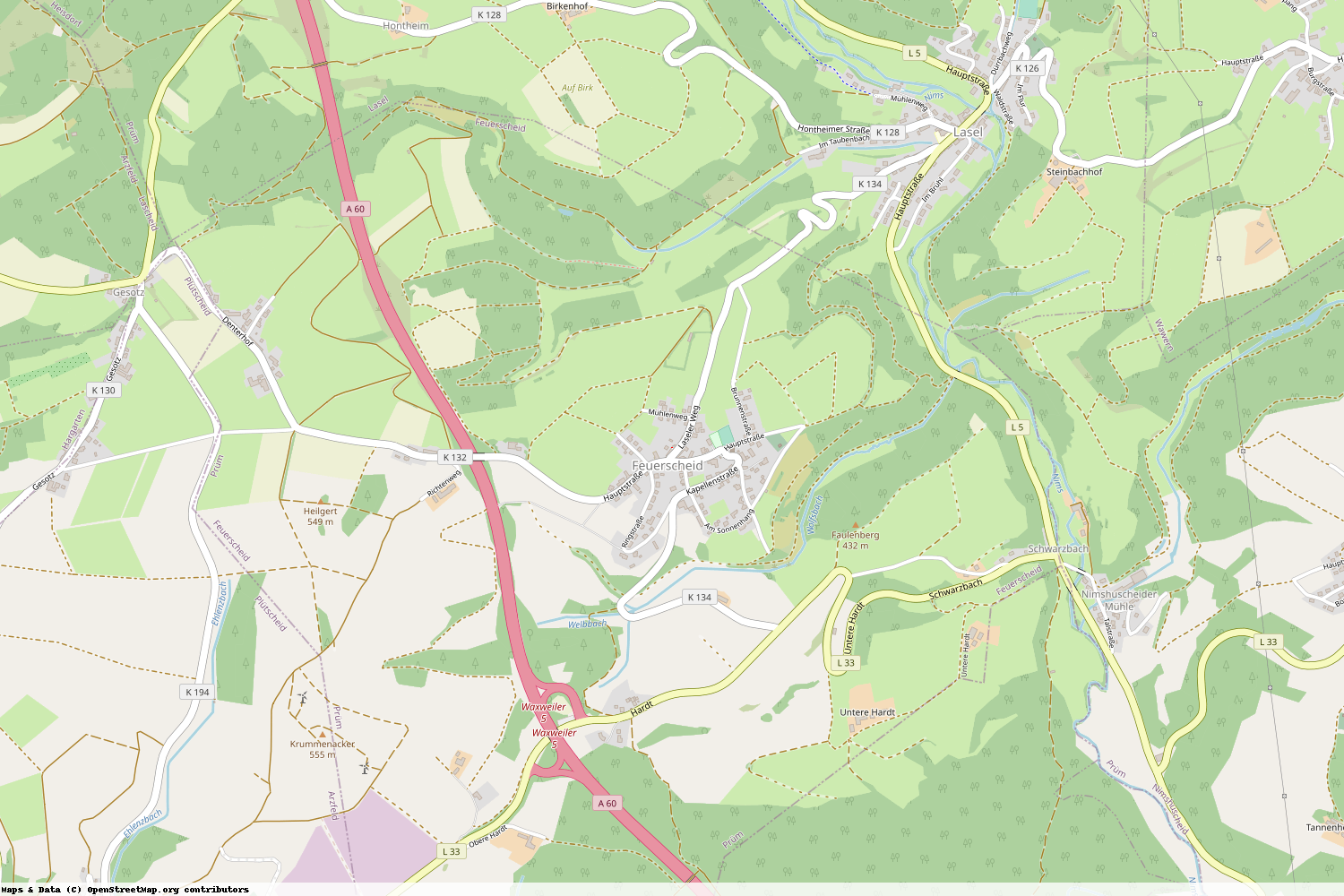 Ist gerade Stromausfall in Rheinland-Pfalz - Eifelkreis Bitburg-Prüm - Feuerscheid?