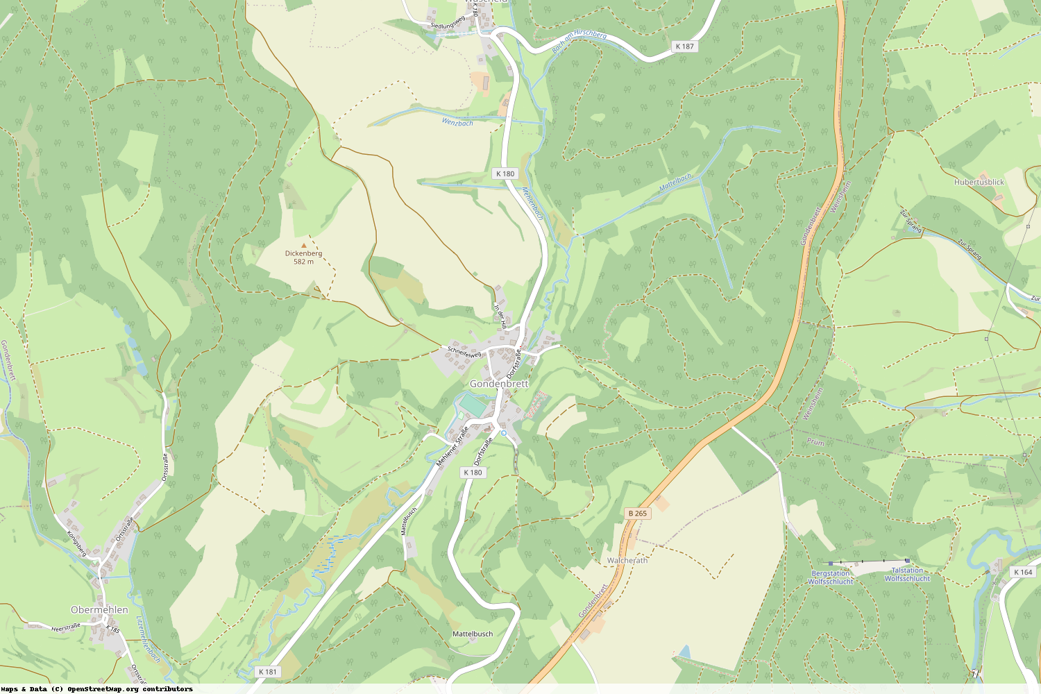 Ist gerade Stromausfall in Rheinland-Pfalz - Eifelkreis Bitburg-Prüm - Gondenbrett?