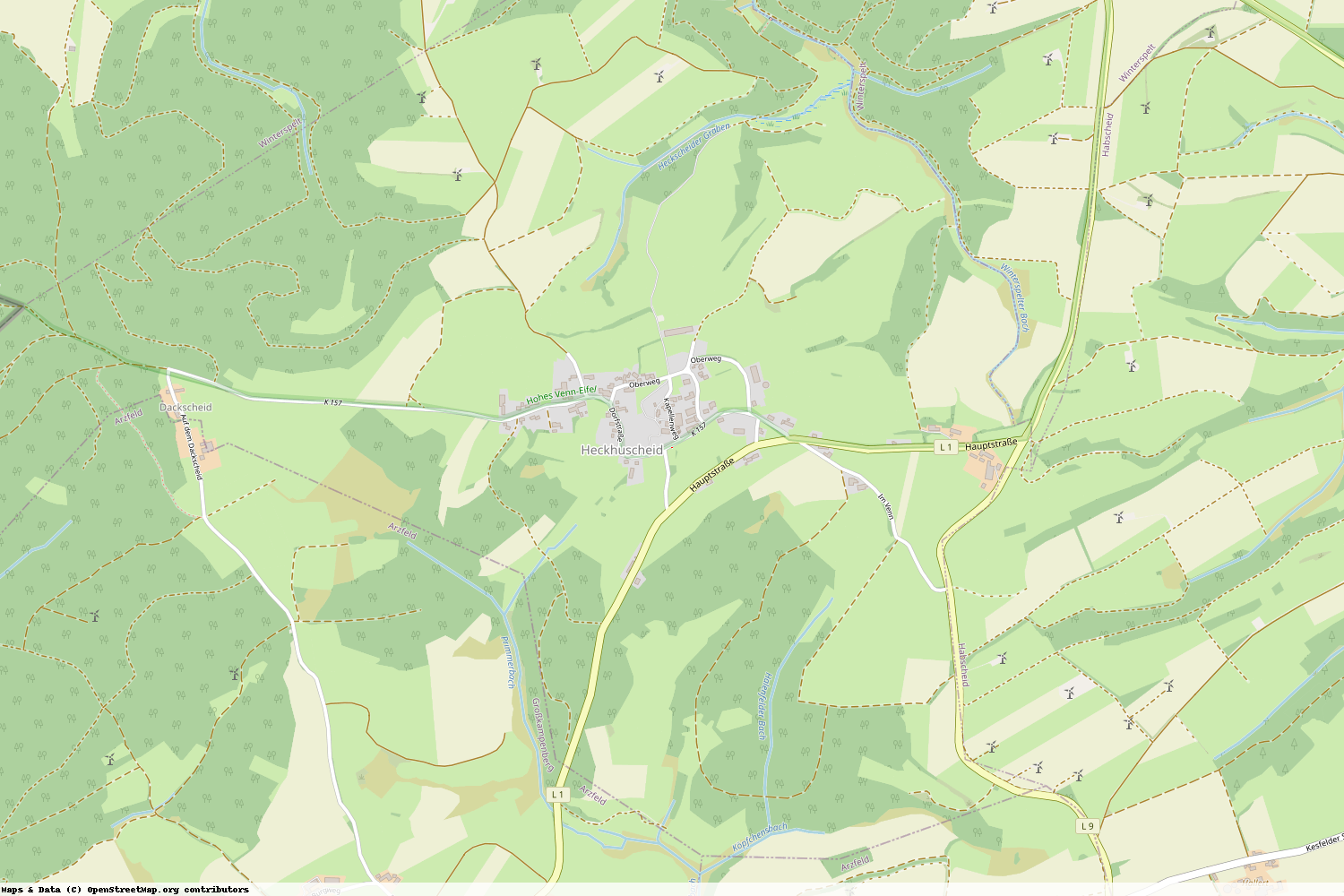 Ist gerade Stromausfall in Rheinland-Pfalz - Eifelkreis Bitburg-Prüm - Heckhuscheid?
