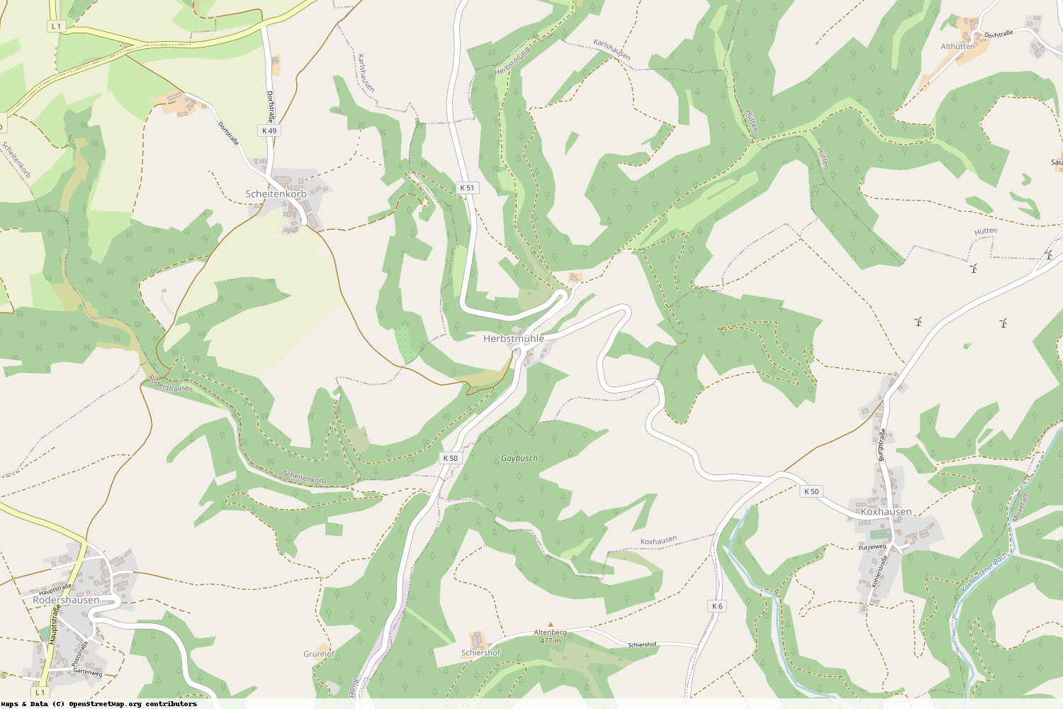 Ist gerade Stromausfall in Rheinland-Pfalz - Eifelkreis Bitburg-Prüm - Herbstmühle?