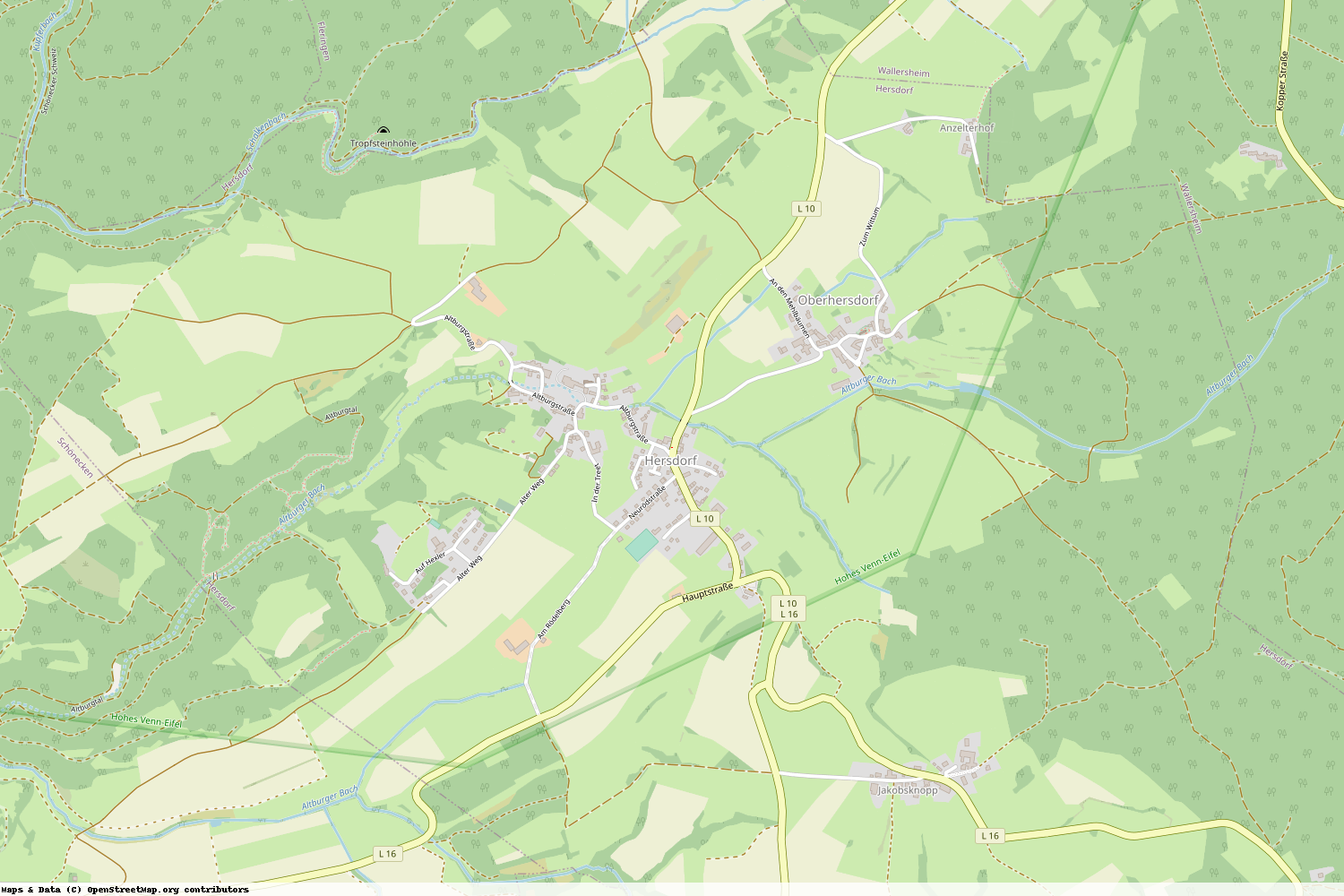 Ist gerade Stromausfall in Rheinland-Pfalz - Eifelkreis Bitburg-Prüm - Hersdorf?