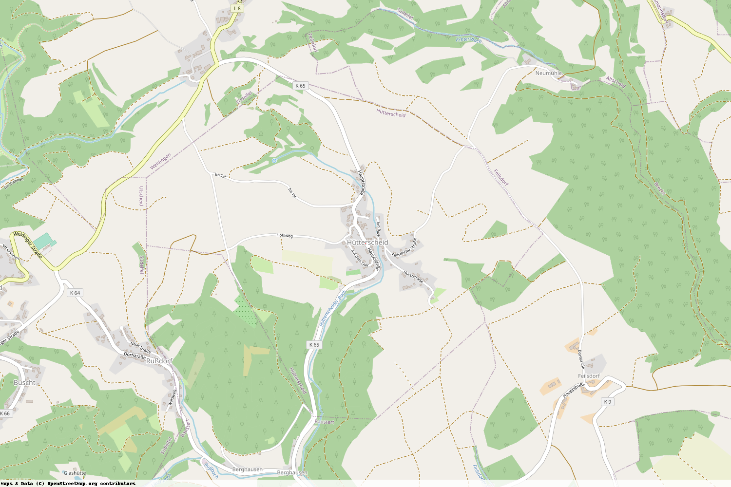 Ist gerade Stromausfall in Rheinland-Pfalz - Eifelkreis Bitburg-Prüm - Hütterscheid?