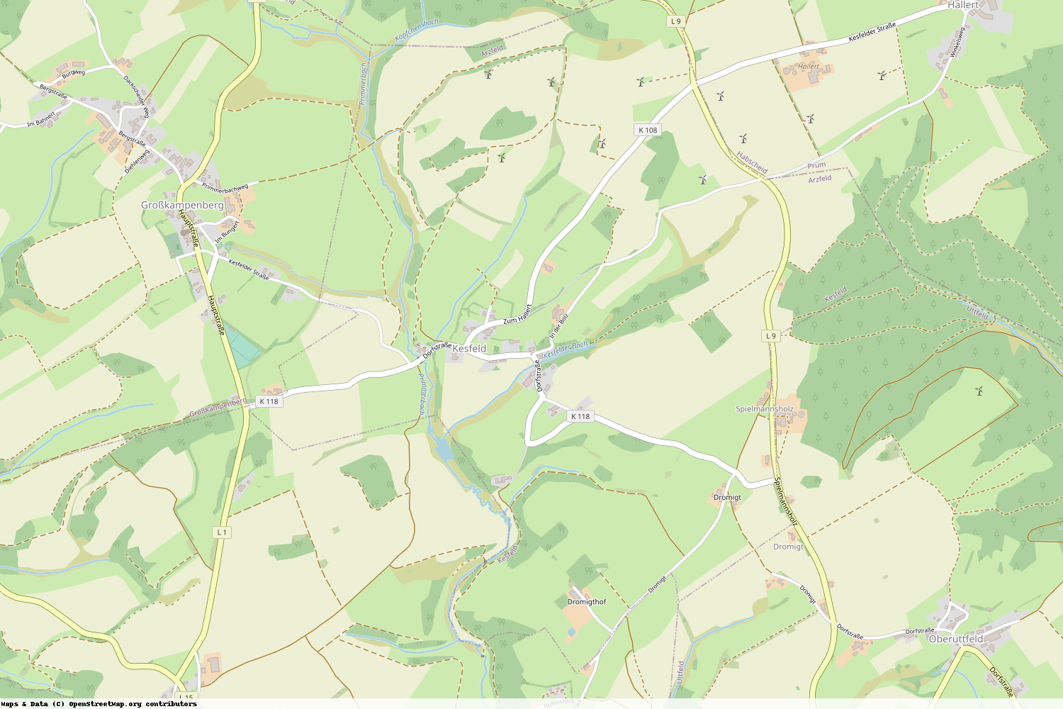 Ist gerade Stromausfall in Rheinland-Pfalz - Eifelkreis Bitburg-Prüm - Kesfeld?