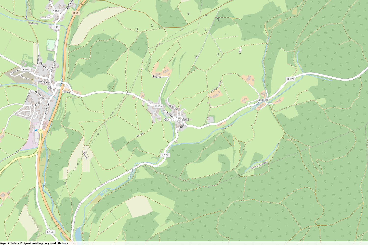 Ist gerade Stromausfall in Rheinland-Pfalz - Eifelkreis Bitburg-Prüm - Kleinlangenfeld?