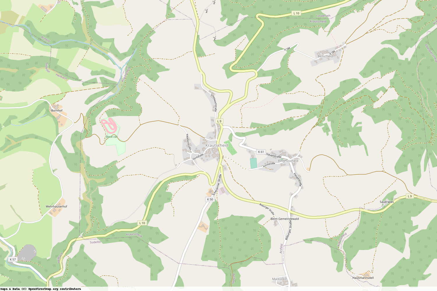 Ist gerade Stromausfall in Rheinland-Pfalz - Eifelkreis Bitburg-Prüm - Krautscheid?