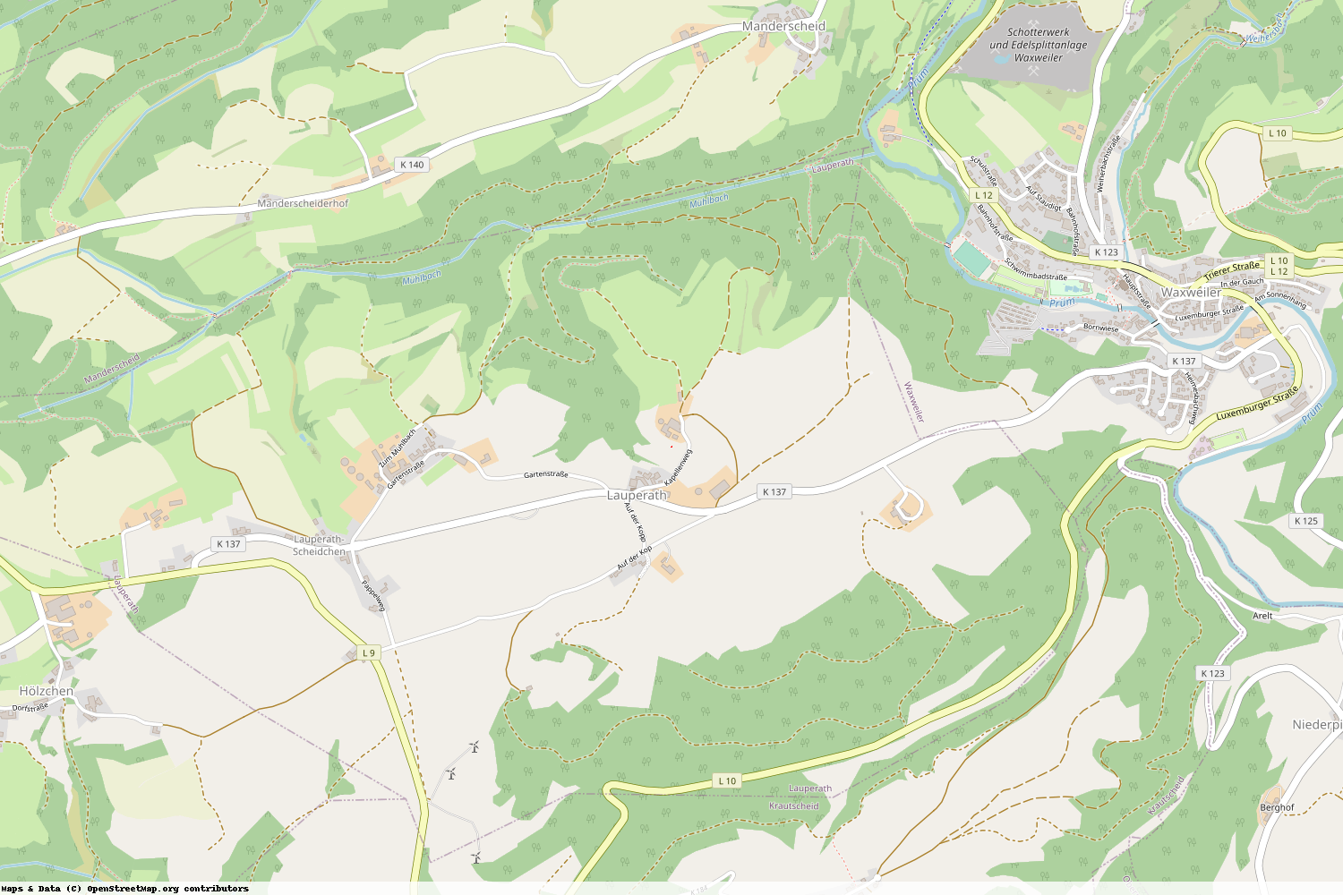 Ist gerade Stromausfall in Rheinland-Pfalz - Eifelkreis Bitburg-Prüm - Lauperath?